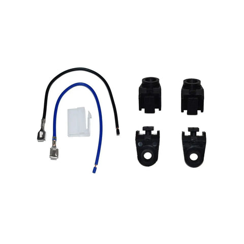 Universal 8 Inch Radiator Cooling Fan With Reversible Blades And A Hella Strong 1700 Cfm Airflow To Crush Overheat Headaches Fast kit components, including wiring and connectors.