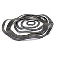 Three Wave Crest Spring Washer M14x17x0.3 Type Gasket Elastic Washer Set 30 Pieces Easy Install for Screws and Bolts arranged on white