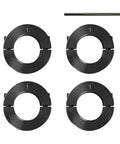 Heavy Duty Carbon Steel Shaft Collar With Double Split Design And Set Screw 1 Inch Bore Industrial Grade Clamp For Machinery And Equipment Delivers Superior Holding Power Rigidity And Minimal Slippage For Smooth Operation shown with tool