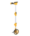 Tbest Digital Display Measuring Wheel 93cm Length with sturdy yellow handle and durable wheel for accurate measurements.