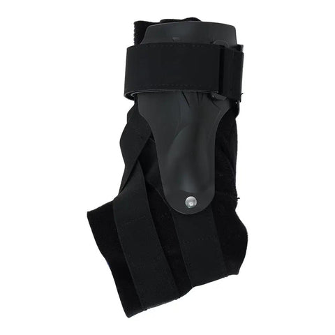 Ankle Support Brace For The Court Right Foot Size L Black A2-DX with cross straps for stability in sports
