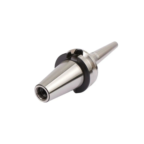 Rock Solid CNC Collet Chuck BT40 Series Adjustable Spindle Clamp For Milling And Grinding Machines, stainless steel, side view.