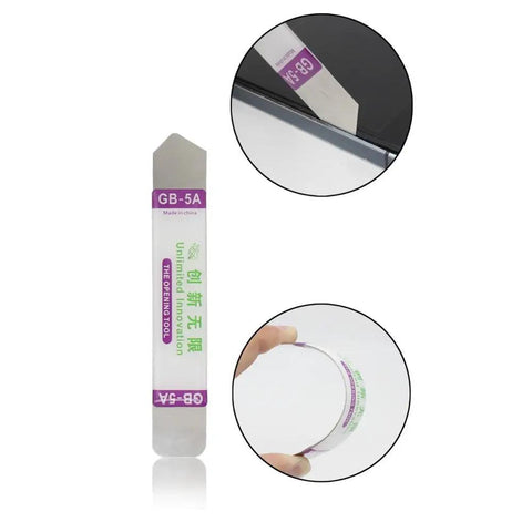 10 Pcs Metal Flat Spudger Set For Phone And Tablet Repair Ultra Thin Stainless Steel Pry Tools With Soft Rubber Handles