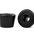 82A PU Rubber Roller Skate Toe Stops For Quad Skates 2 Pack With Screws White Heavy Duty Braking Stoppers For Street And Indoor Rinks