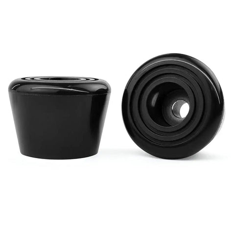 82A PU Rubber Roller Skate Toe Stops For Quad Skates 2 Pack With Screws White Heavy Duty Braking Stoppers For Street And Indoor Rinks
