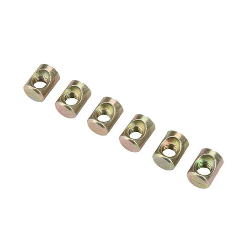 Heavy Duty M6 Furniture Nut Plugs And Cabinet Connectors Pro Grade Kit 30 Durable Fasteners for cabinets and woodworking projects
