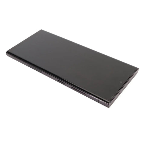 Side view of Black Cell Phone Digitizer Screen Replacement With Frame And Fingerprint Function For S918U US Version No Fuss Fix For Touch Problems