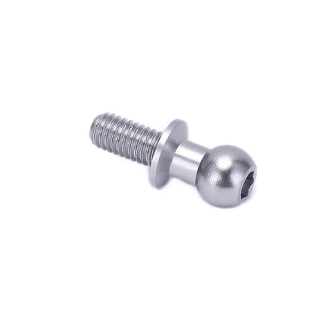 10 Pcs RC Aluminum Alloy Ball Link Track Rod Kit For TT01 TT02 RC Cars Rock Solid Upgrade Kit With Ball Screw Link Rods And Shock Absorber Ends, Light Weight And Durable Silver Finish For Stronger Steering And Smoother Rides. silver ball screw end for RC steering link