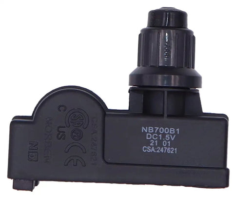 Push Button Fire Pit Igniter Kit With Two Outlets For Natural Gas Or Propane Burners Up To 150K BTU side view image