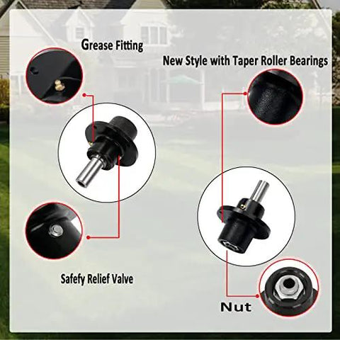 Lawn Mower Spindle Replacement Fits 48 Inch 52 Inch and 61 Inch Decks For Scag Ferris Oregon Encore And More DIY Friendly