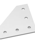 Five Piece Flat Tie Plate Aluminum Alloy 5 Hole Mending Plate Bracket For Industrial Machinery And Heavy Duty Furniture Frame Assembly