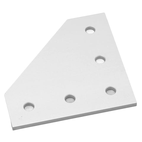 Five Piece Flat Tie Plate Aluminum Alloy 5 Hole Mending Plate Bracket For Industrial Machinery And Heavy Duty Furniture Frame Assembly