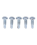 Five 4.2x13mm Phillips head carbon steel self tapping screws from 50 Pack 4.2x13mm Wood Screws Set With Phillips Head High Hardness Carbon Steel