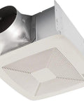 Ultra Quiet Ceiling Bathroom Exhaust Fan With ENERGY STAR Certification, 0.3 Sones and 80 CFM, white finish top view