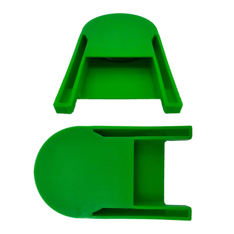Top and bottom view of Green Bee Hive Feeder Kit Eight Pack for Easy Water or Sugar Syrup Feeding in Hives Drip Free Vacuum Seal