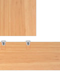 24 Piece Doweling Center Transfer Plugs Set For Woodworking Pro Grade With Four Sizes One Quarter, Five Sixteenths, Three Eighths, One Half Inch, Chromed Steel Centering Pins on wood surface.