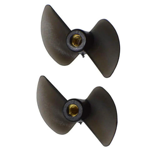 Two Pack H102 RC Boat Propeller Set With 2.4mm Locknuts For H100 H102 H106 H108 H120 Models Replacement Propellers And Spare Parts For TKKJ Skytech High Speed Boats