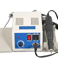 Micromotor Hand Kit For Jewelry Lab Work With Right And Left Turning Non Stage Speed System Foot On Off Switch Compact Control Box