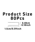 Top Shelf 80 Piece Trumpet Plantation Shutter Repair Kit With Solid Tilt Rod Staples For Window Louver Fix hassle-free snap-on install silver finish quality metal hardware for home touch ups size details