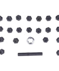 22-Piece Wheel Locking Nut Key Kit Remover Set For BMW F-Series With Extended Rod And Ergonomic Handle To Snatch Stolen Lug Nuts Easily Without Breaking A Sweat. 22pc chrome steel keys