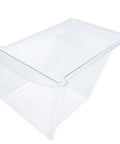Crisper Drawer Replacement For Refrigerators 240337103 Clear Easy Install Fridge Crisper Tray, side angle view