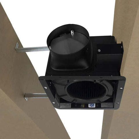 Ultra Quiet 140 CFM Bathroom Exhaust Fan With 1.0 Sone Operation 6 Inch Duct For Rooms Up To 140 Sq Ft Stainless Steel