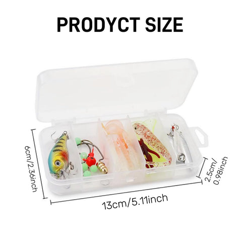 40 Piece Fishing Lures Kit Set With Crankbaits Spinnerbaits Plastic Worms Jigs Topwater Lures Tackle Box And More All In One Gear To Help You Catch More Fish
