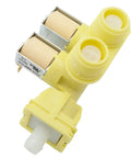 Top Load Washer Water Inlet Mix Valve Replacement 110 127V GHT Fits Commercial Washers AP6873906, yellow plastic housing