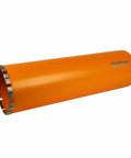 Turbo Diamond Core Drill Bit 4-1/2 Inch for Concrete and Masonry, 14 Inch Depth, orange cylinder with laser-welded teeth
