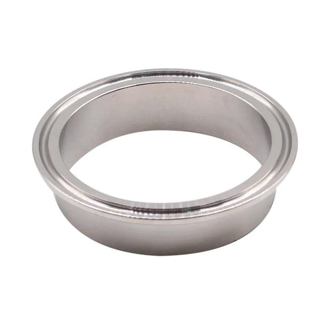DERNORD stainless steel 304 sanitary tri-clamp ferrule, long weld clamp for 3-inch tube OD (76.5 mm)