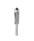 Carbide Tipped Dynabit Laminate Flush Trim Bit Half Inch Diameter One Inch Cutting Height Quarter Inch Shank Two And Five Eighths Inch Overall Length Down Shear For Ultra Smooth Finish Ideal For Laminate Edges And Trim Work