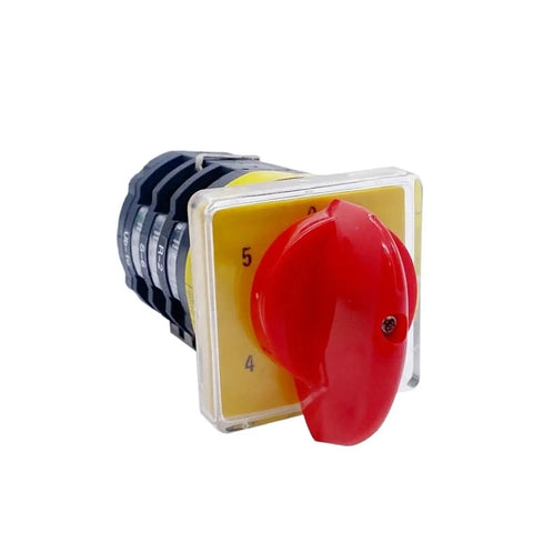 Rotary Conversion Switch Multi Stage 5 Position 3 Pole 20A Industrial Grade Selector Switch For Main Control Circuit And Power Routing T16EXF64D3