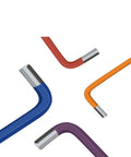 Top Notch Metric Ball End Hex Key Set With Heavy Duty Allen Wrenches For Tough Repairs And Precise Tightening In Hard To Reach Spots Around The Garage Or Shop, colored metal keys