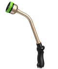 Heavy-Duty 16-Inch Garden Hose Wand With 9 Spray Patterns, Rock-Solid Aluminum Zinc Alloy Nozzle For Hanging Baskets, Shrubs, And Lawn