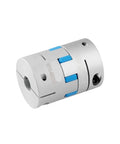 Dead Nuts Accurate Flexible Jaw Shaft Coupler For Servo Motors Grip Tight Aluminum Body, smooth power transfer for robotics.