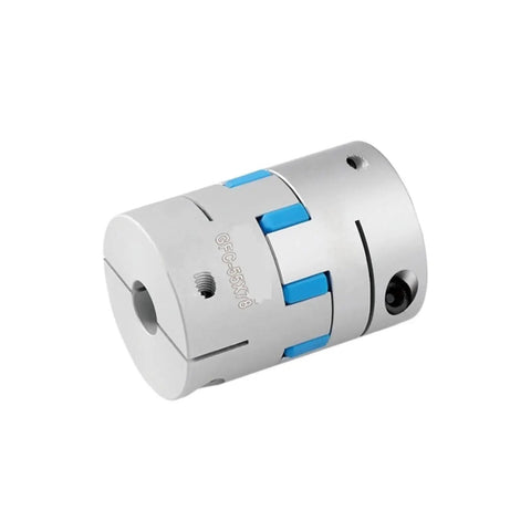Dead Nuts Accurate Flexible Jaw Shaft Coupler For Servo Motors Grip Tight Aluminum Body, smooth power transfer for robotics.