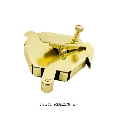 Seam Gauge Presser Foot For Sewing Machines Universal Replacement Spare Part Golden, 6.6 x 7 cm