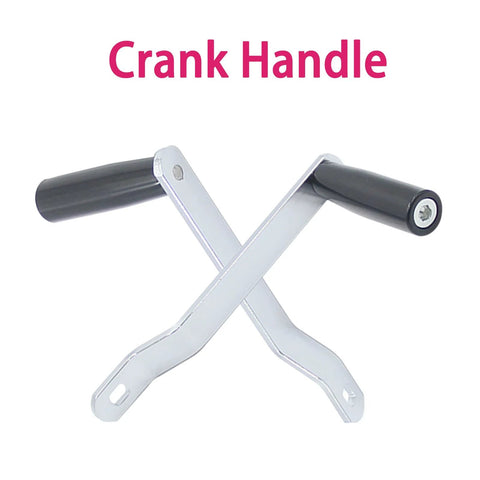 Upgraded Universal Winch Handle With Comfort Grip for trailer winches, marine gear, and sailboats shown in crossed position