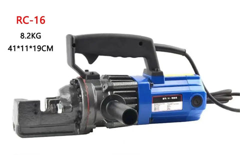 AoXhugB Electric Rebar Bender Portable Hydraulic Steel Bar Cutter With All-Copper Motor, handheld tool with ergonomic grip.