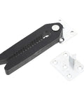 10 Pack Heavy Duty Sectional Sofa Connectors Modular Snap Hook For Couch Joint Repair Living Room Furniture, black and silver hardware.