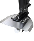 Whale Tail Hydrofoil Stabilizer For Outboard Boats 40-350HP, Adjustable Anti Cavitation Plate And Trim Tab installed on outboard
