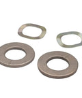 Club Car DS Golf Cart Spindle Bronze Bushing Kit Upper And Lower Includes Thrust Bearings And Kingpin Washers Fits 1981 Up OEM 1010150 1016389 8067 7048, bronze bushings and washers