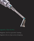 Compact Precision Screwdriver Set For Electronics 22 In 1 Mini Kit with magnetic slots and S2 bits detail