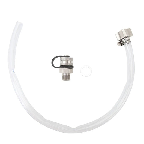 Quick Twist Oil Drain Valve With Hose Stainless Steel Makes Changing Engine Oil A Total Slam Dunk By Keeping Hands Clean And Mess Free With Leak Proof Sealing System That Stops Drips Dead In Their Tracks So You Can Work Smarter Not Harder, stainless hose kit