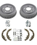 Top Tier Rear 9 Inch Drum Brake Shoes Kit With Springs For Ford Ranger Mazda B2300 B3000 Featuring Durable Ceramic Steel Build And Smooth Non Asbestos Grip Perfect Fitment From 1998 To 2009 Models. rear 9-inch drum brake shoes kit with springs and hardware, ceramic steel