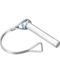 Two Pack Three Eighths Inch Diameter Trailer Coupler Pins, Two Inch Long Locking Pins For Farm Trailers Wagons Lawn Hitches And Garden Towing