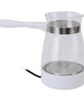 Turkish Coffee Maker Electric Pot 600ml Kettle For Tea And Coffee Yellow Glass 110V US Plug Easy Home Brew Machine