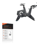 Anti-Glare Screen Protector For Garmin TacX Neo Bike Smart Trainer 2 Pack, ClearTouch Matte Film box next to bike.