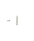 Single 24-Hole Load Center Grounding Kit TGK24CP side view showing bar and screws, fits 4-14 AWG copper, 10-12 AL wires, UL listed.