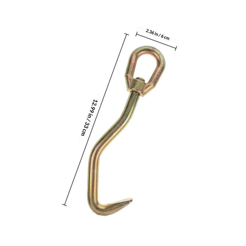 Auto Body Dent Puller Kit With Steel Snake Shape Round Head Hook For Sheet Metal Repair Secure Grip And Slip Resistant